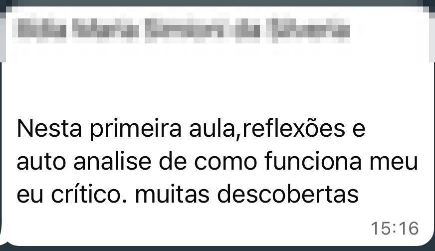 Depoimento de Ilídia Maria Simioni